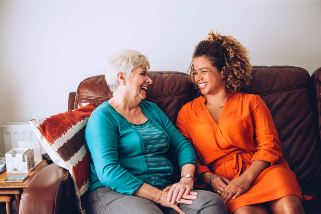 An older woman meeting with senior living advisor