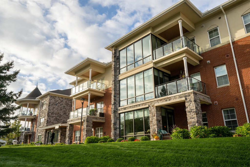 Senior apartments on the Woodcrest Villa campus